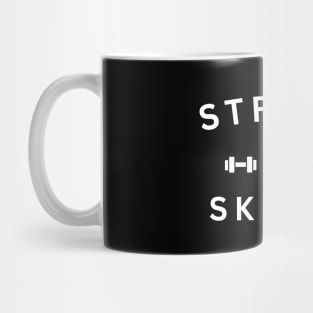 Strong not skinny for gym lovers Mug